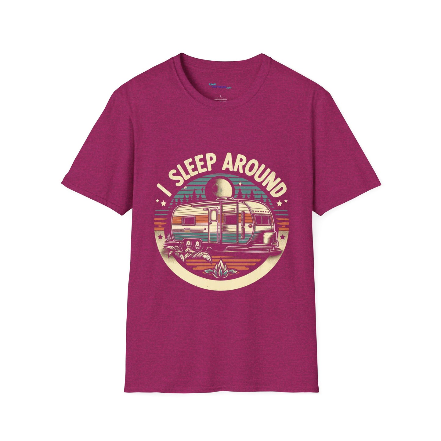 I Sleep Around Unisex Softstyle T-Shirt