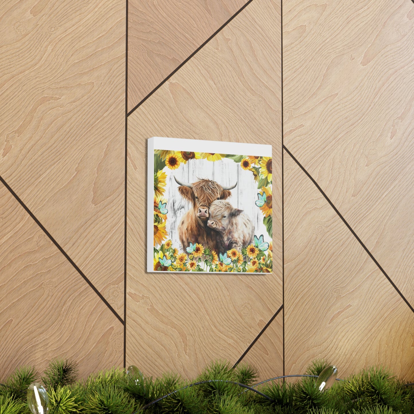 Highland Cows Canvas Gallery Wraps