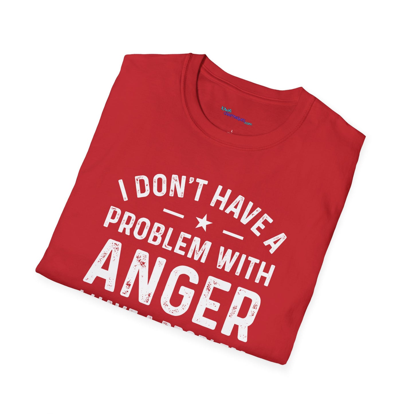 Anger Problem Unisex Softstyle T-Shirt