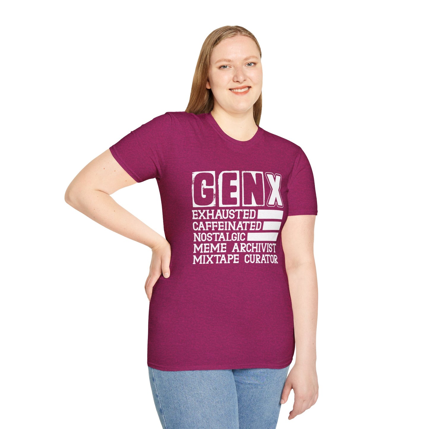 GEN X Exhausted Unisex Softstyle T-Shirt