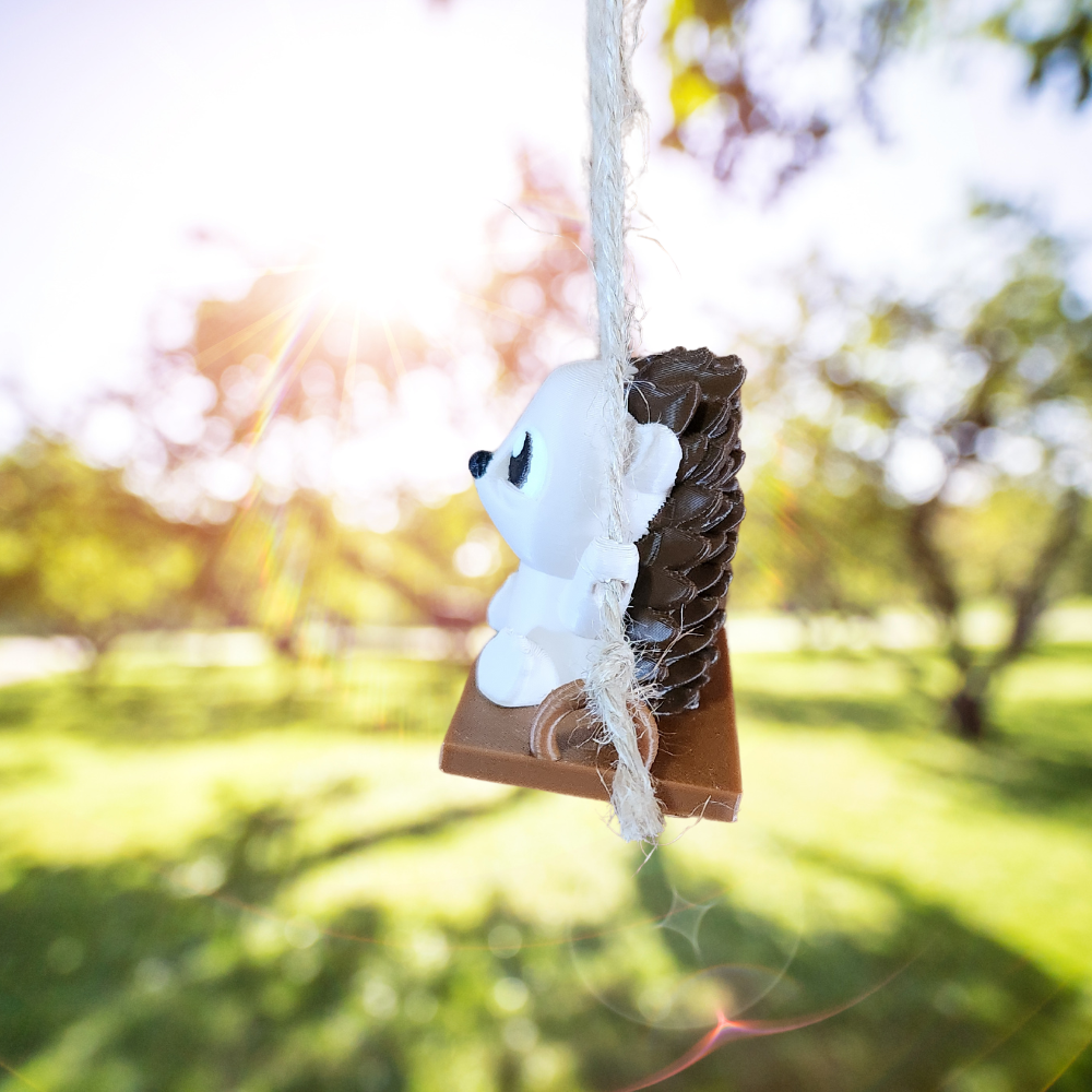 3D Printed Characters on Swings