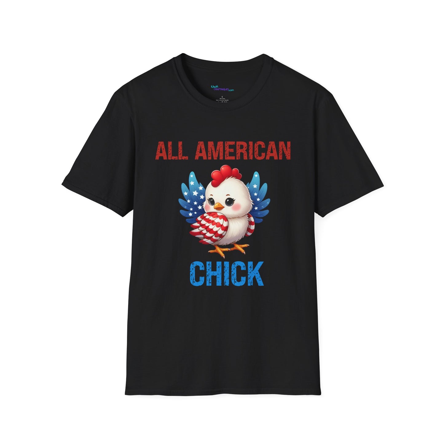 All American Chick Unisex Softstyle T -Shirt