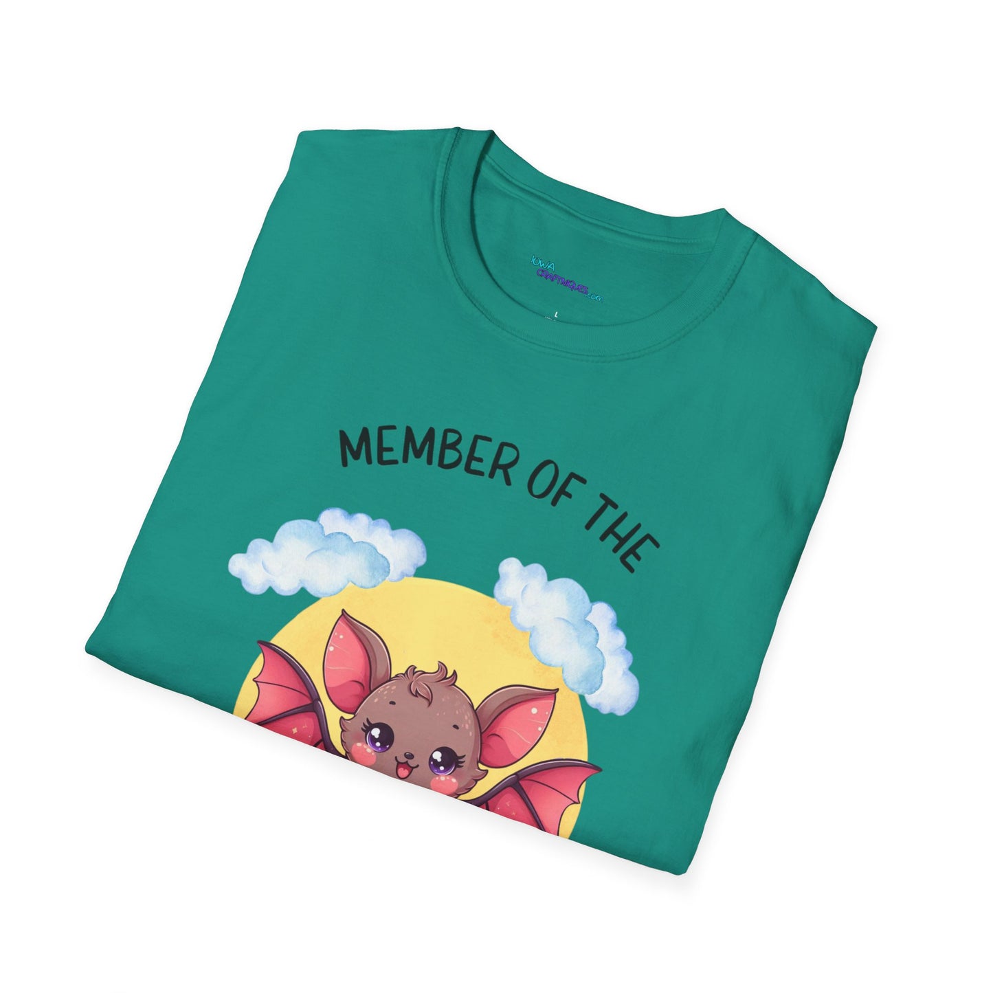 Member of Bat Sh** Crazy Club Unisex Softstyle T-Shirt