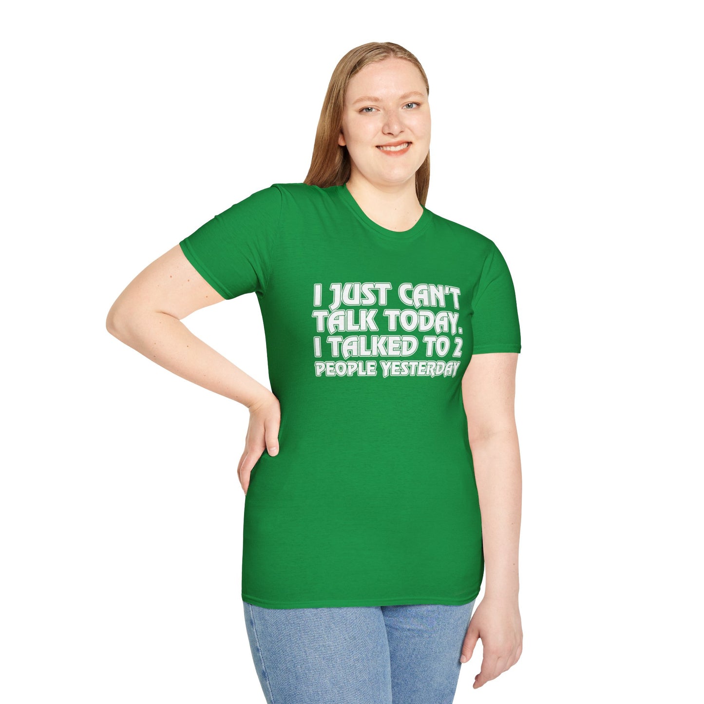 Can't Talk Unisex Softstyle T-Shirt
