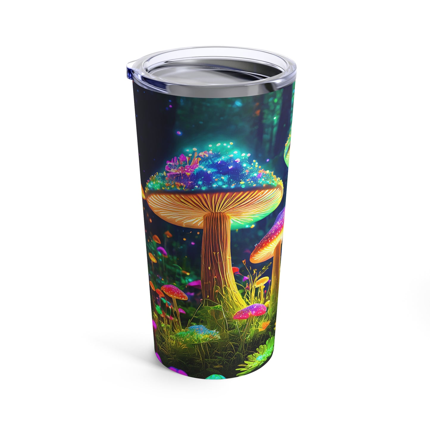 Glowing Mushrooms Tumbler 20oz