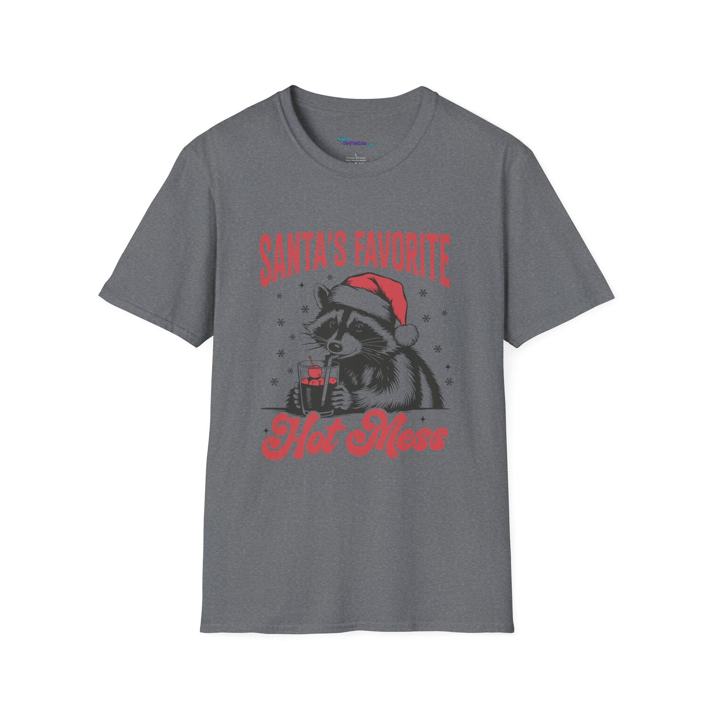 Santa's Favorite Hot Mess Unisex Softstyle T-Shirt