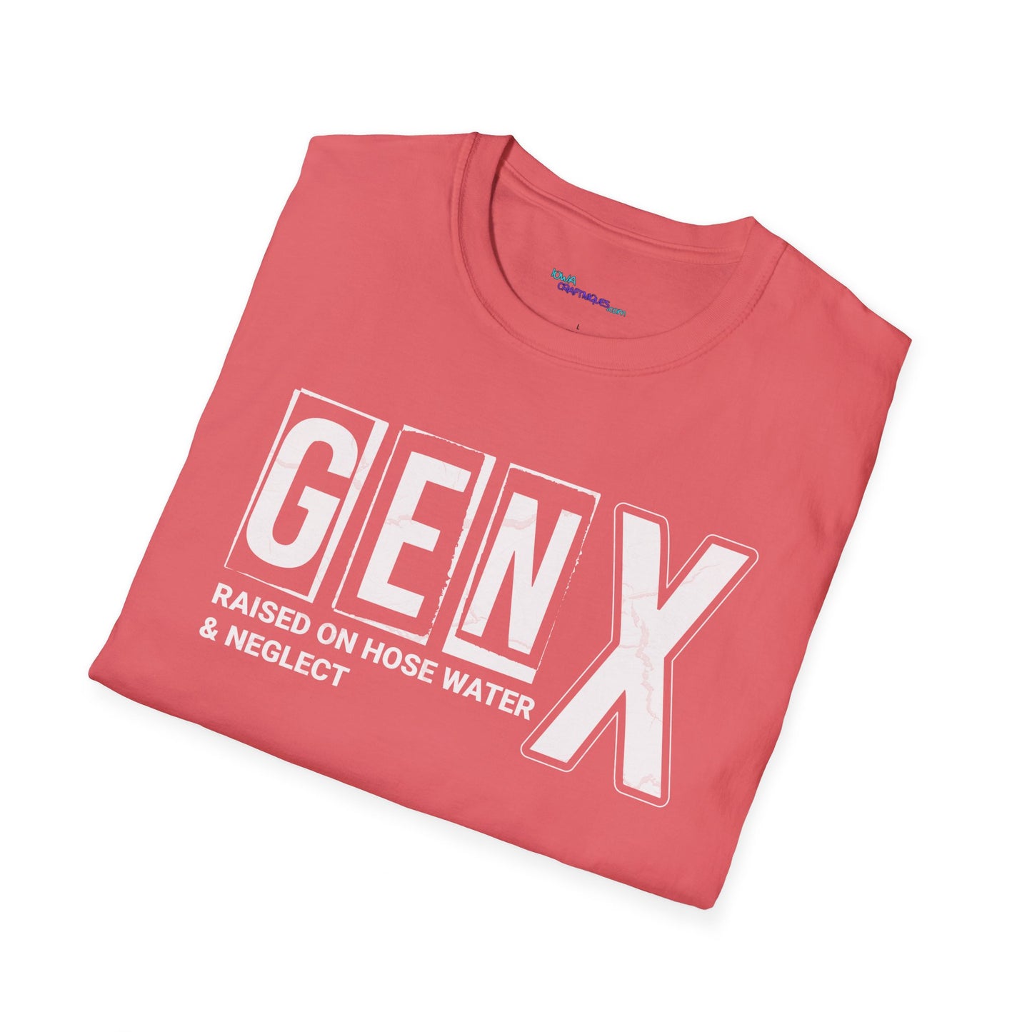 Gen X Raised On Unisex Softstyle T-Shirt