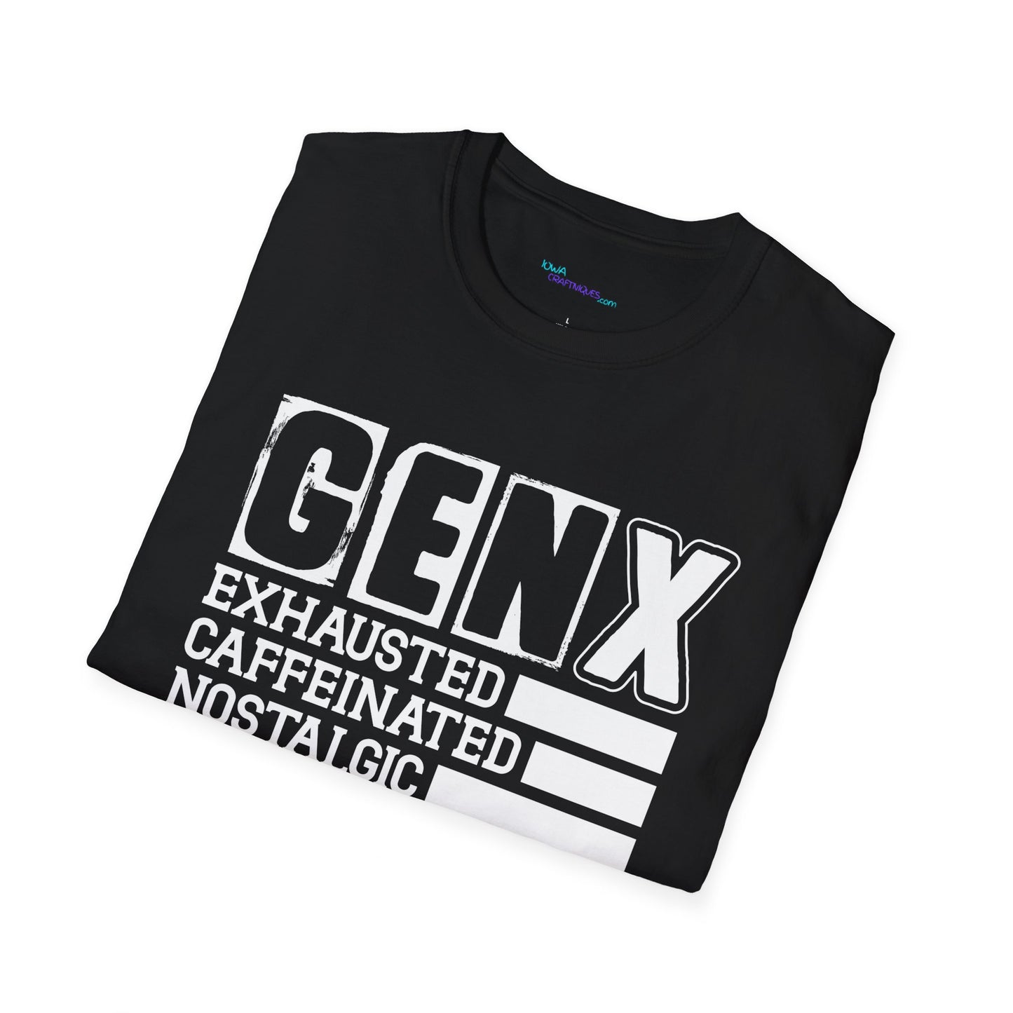 GEN X Exhausted Unisex Softstyle T-Shirt