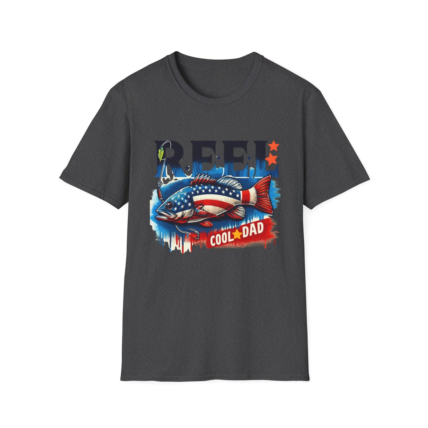 Reel Cool Dad Unisex Softstyle T -Shirt
