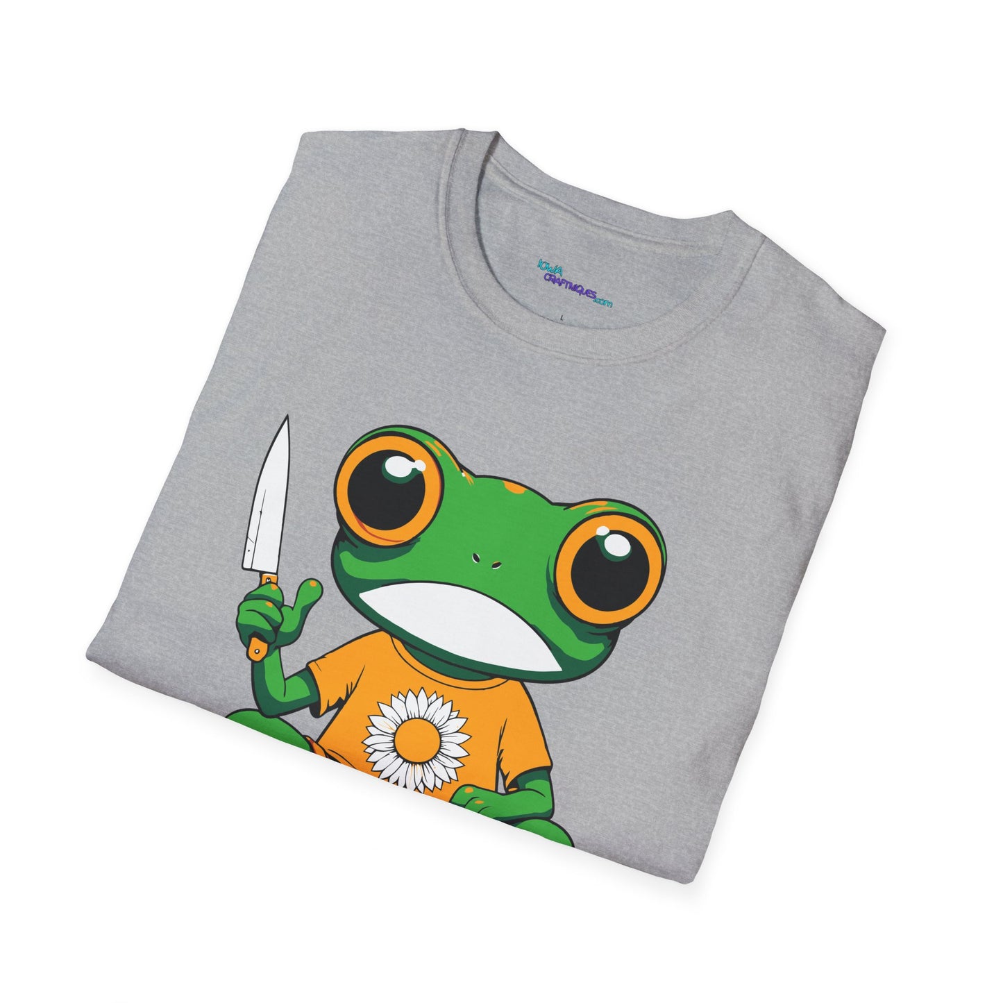 Don't Test Me Frog Unisex Softstyle T-Shirt