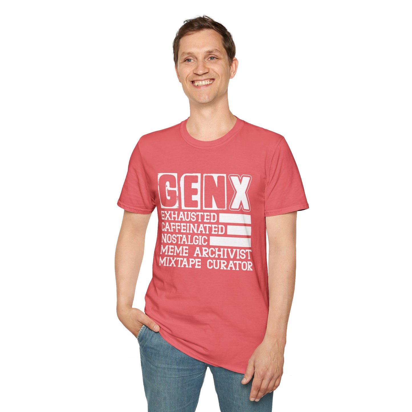 GEN X Exhausted Unisex Softstyle T-Shirt