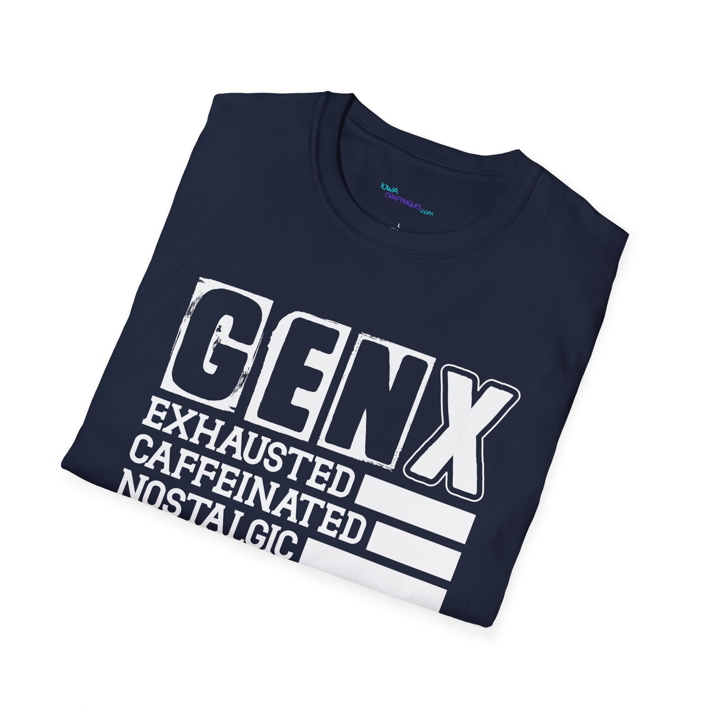 GEN X Exhausted Unisex Softstyle T-Shirt