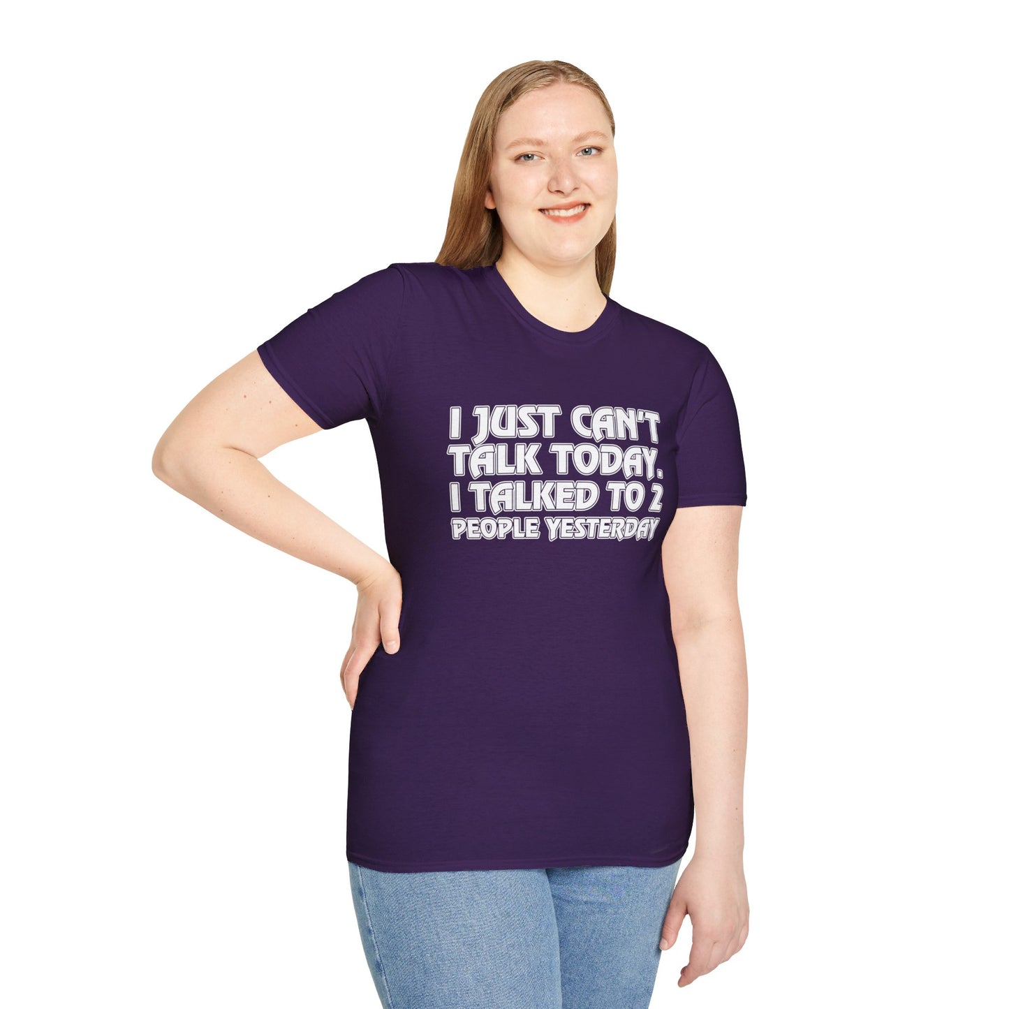 Can't Talk Unisex Softstyle T-Shirt