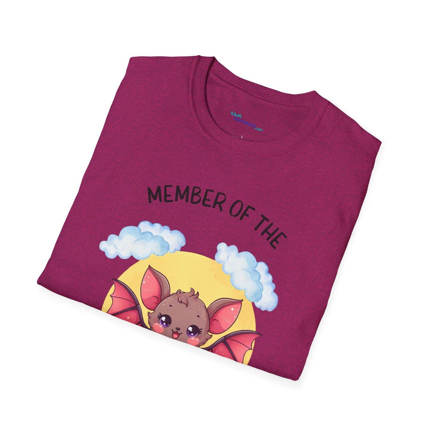Member of Bat Sh** Crazy Club Unisex Softstyle T-Shirt