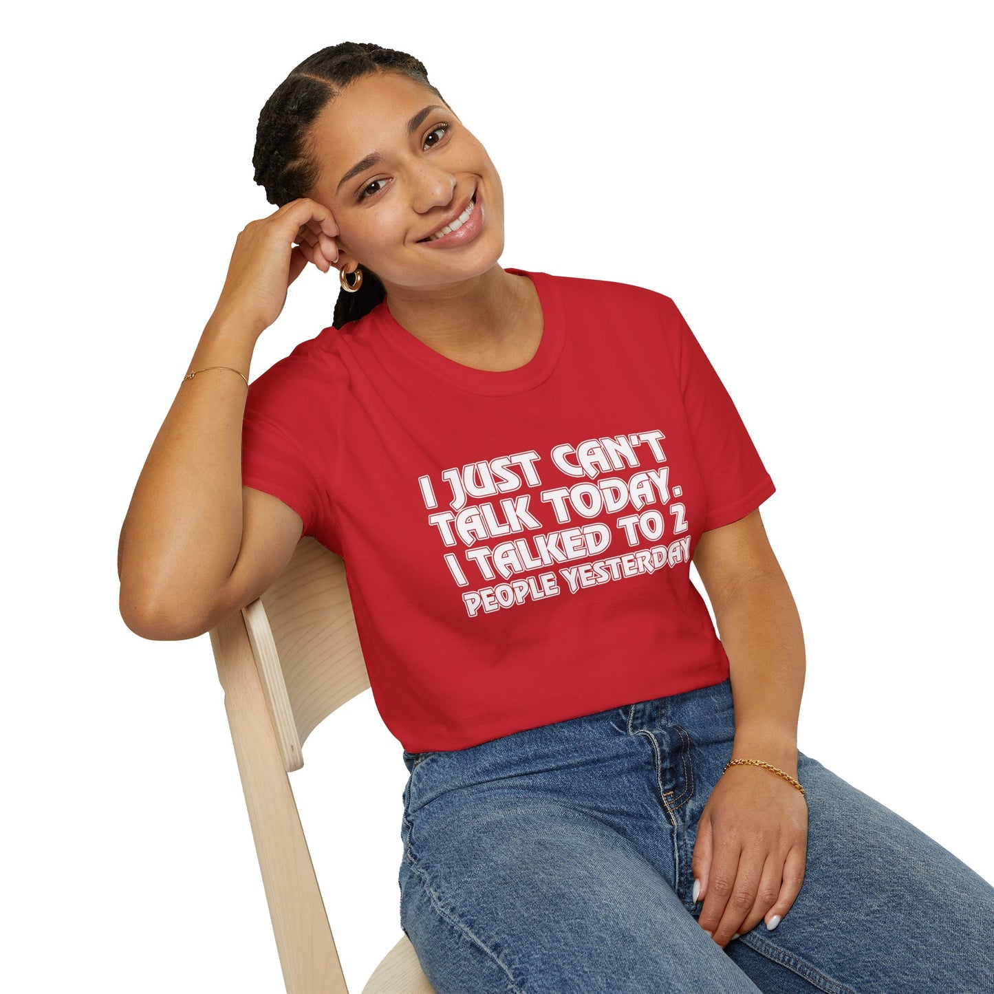 Can't Talk Unisex Softstyle T-Shirt