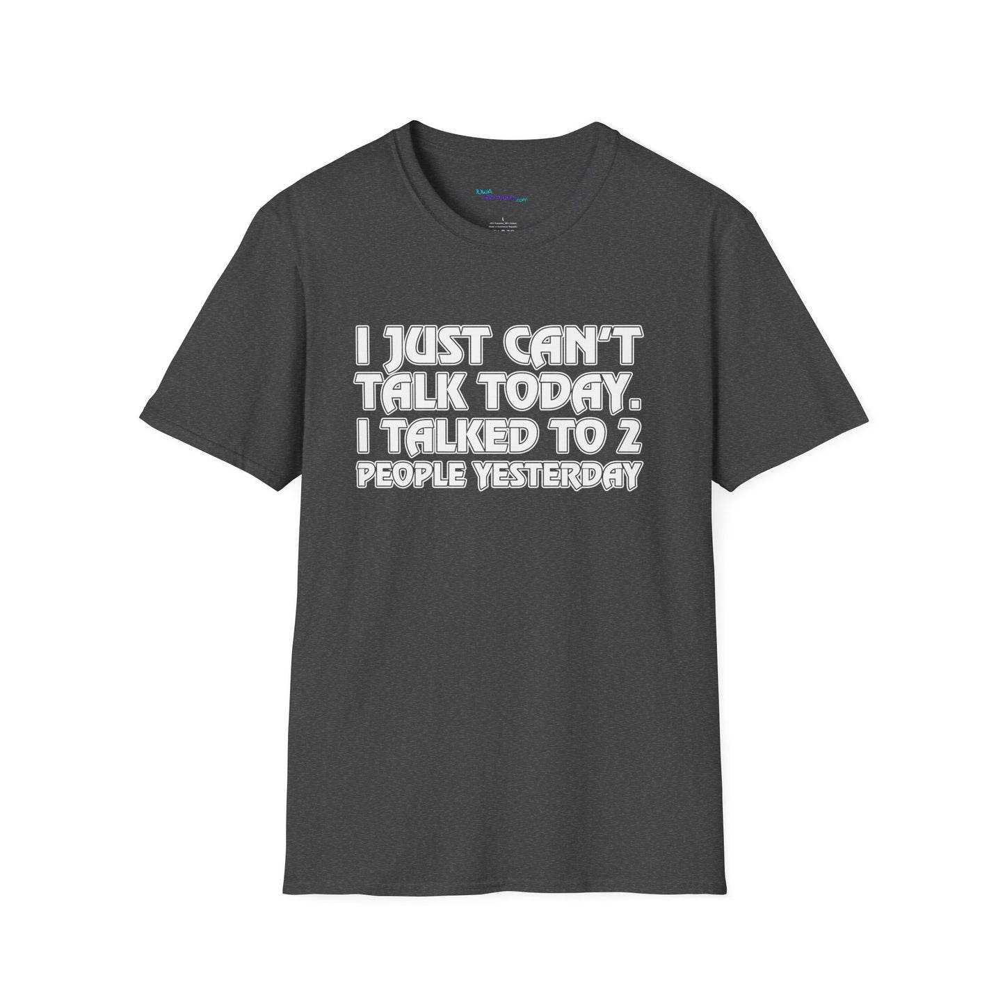 Can't Talk Unisex Softstyle T-Shirt