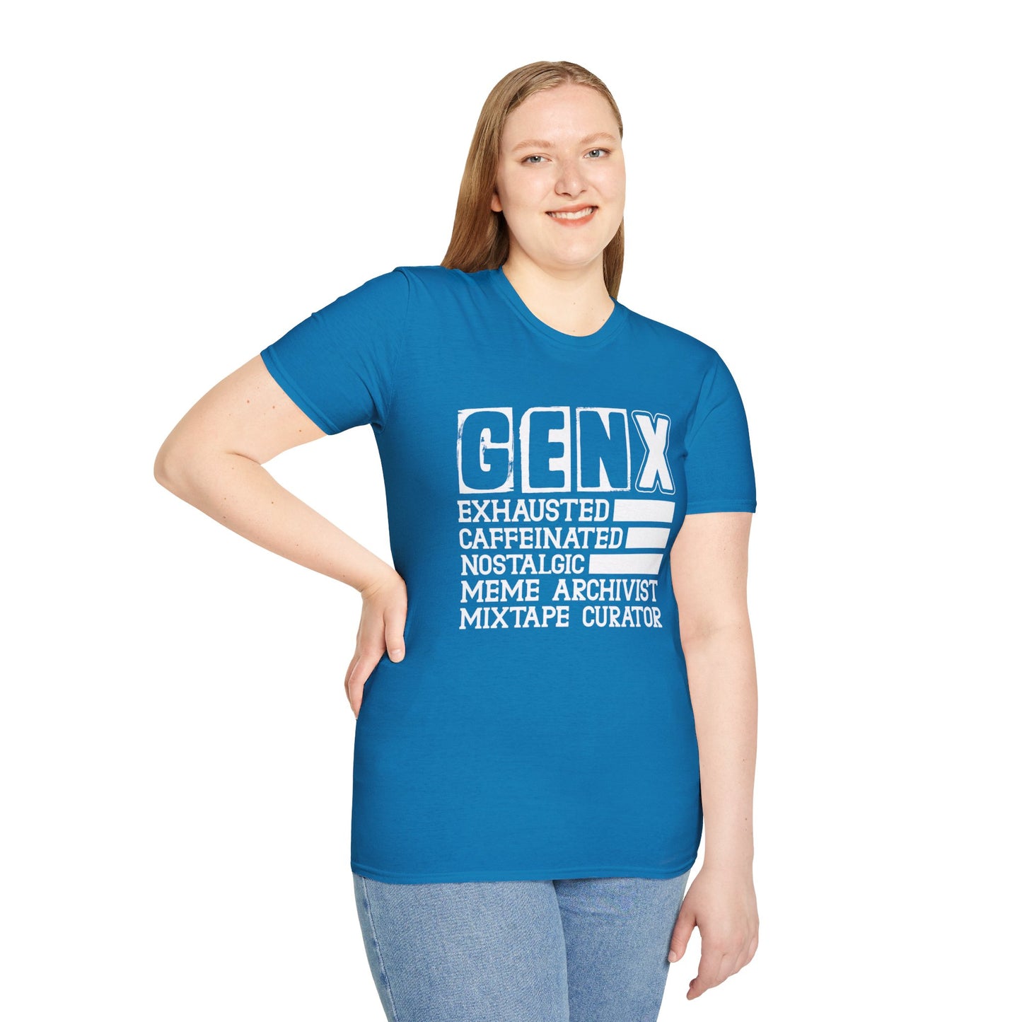 GEN X Exhausted Unisex Softstyle T-Shirt