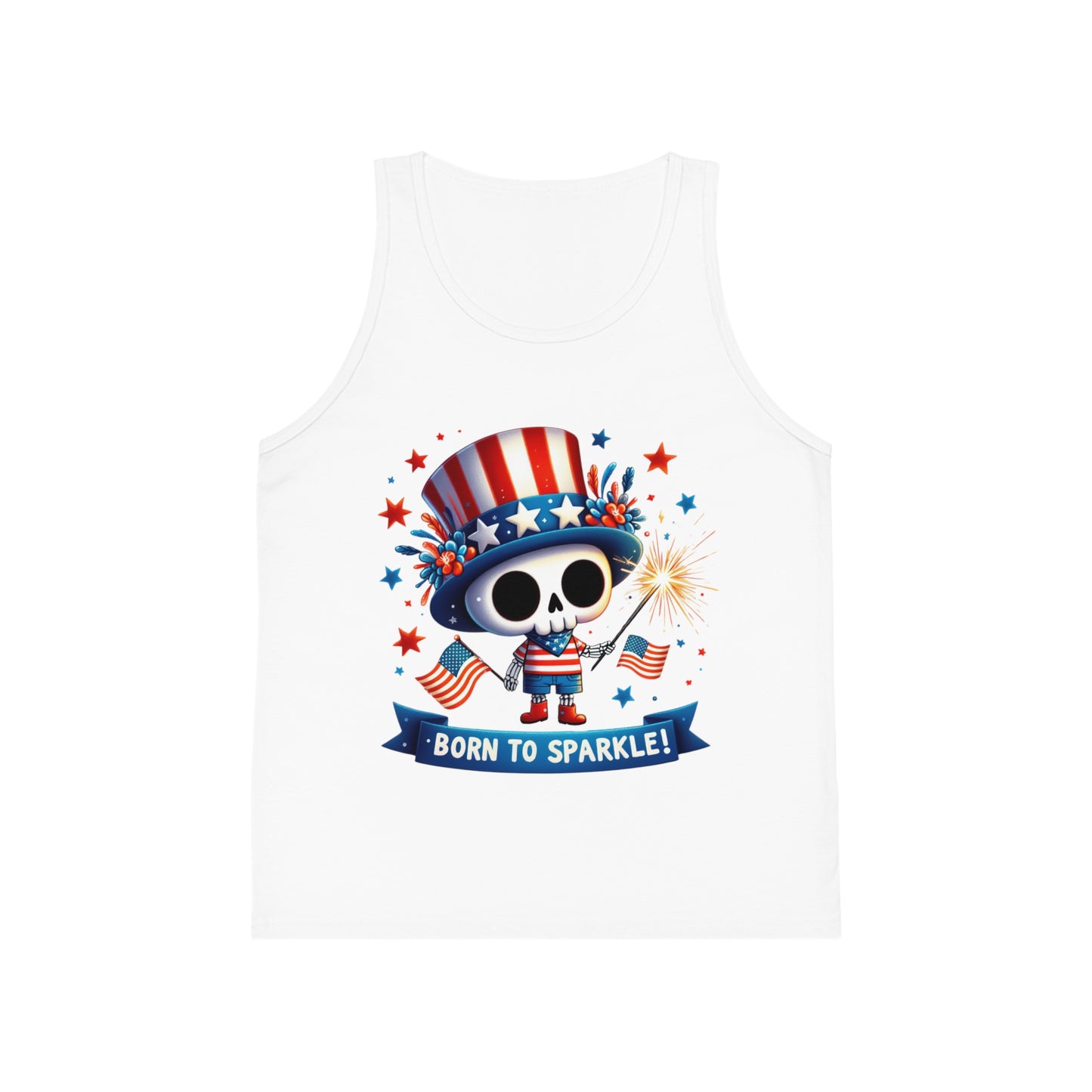 Born to Sparkle Kid's Jersey Tank Top