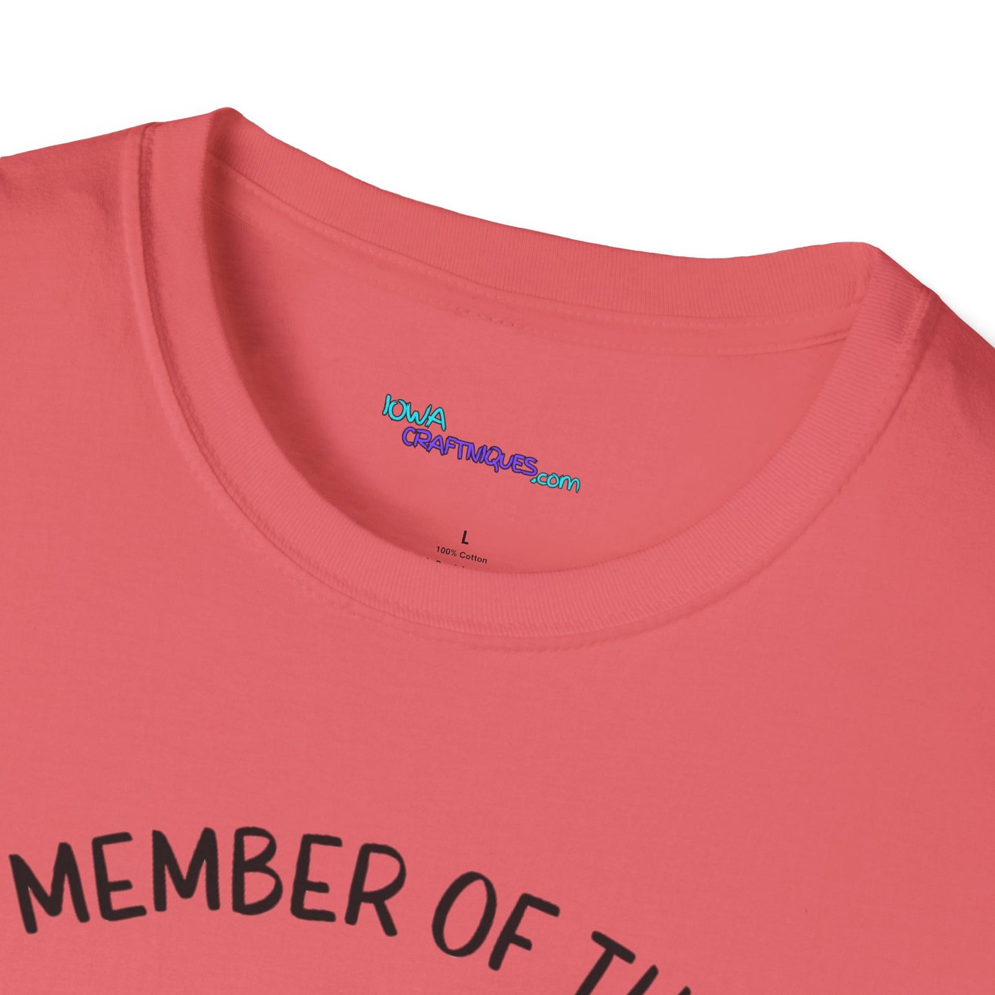 Member of Bat Sh** Crazy Club Unisex Softstyle T-Shirt