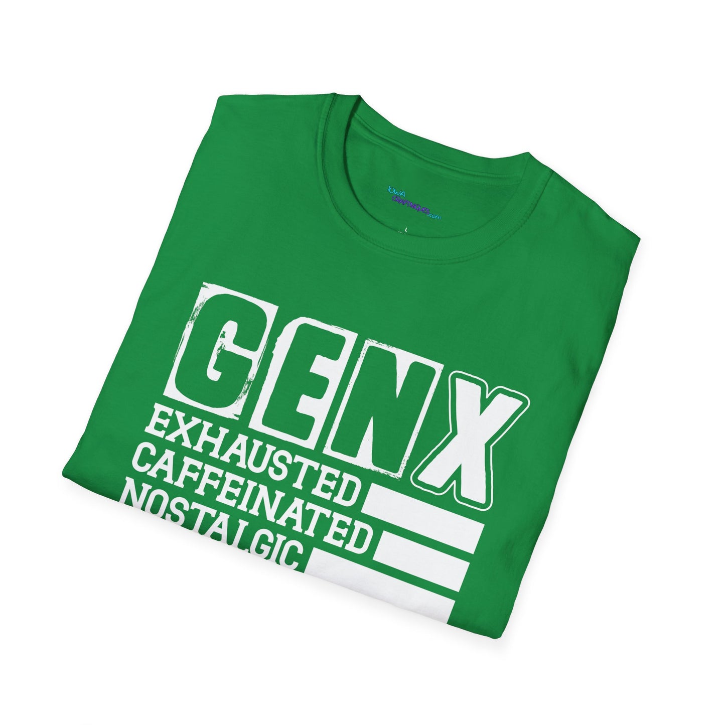 GEN X Exhausted Unisex Softstyle T-Shirt