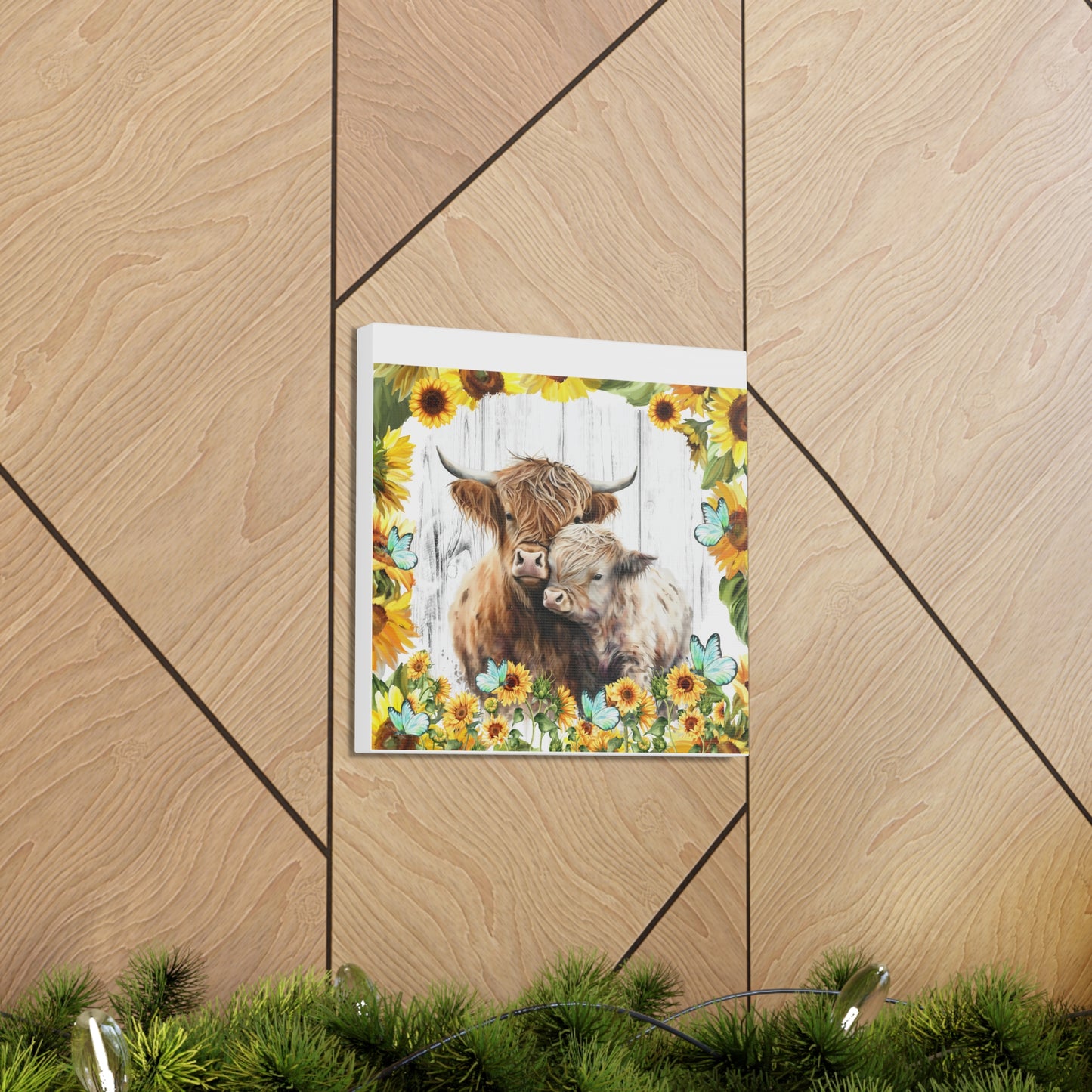 Highland Cows Canvas Gallery Wraps