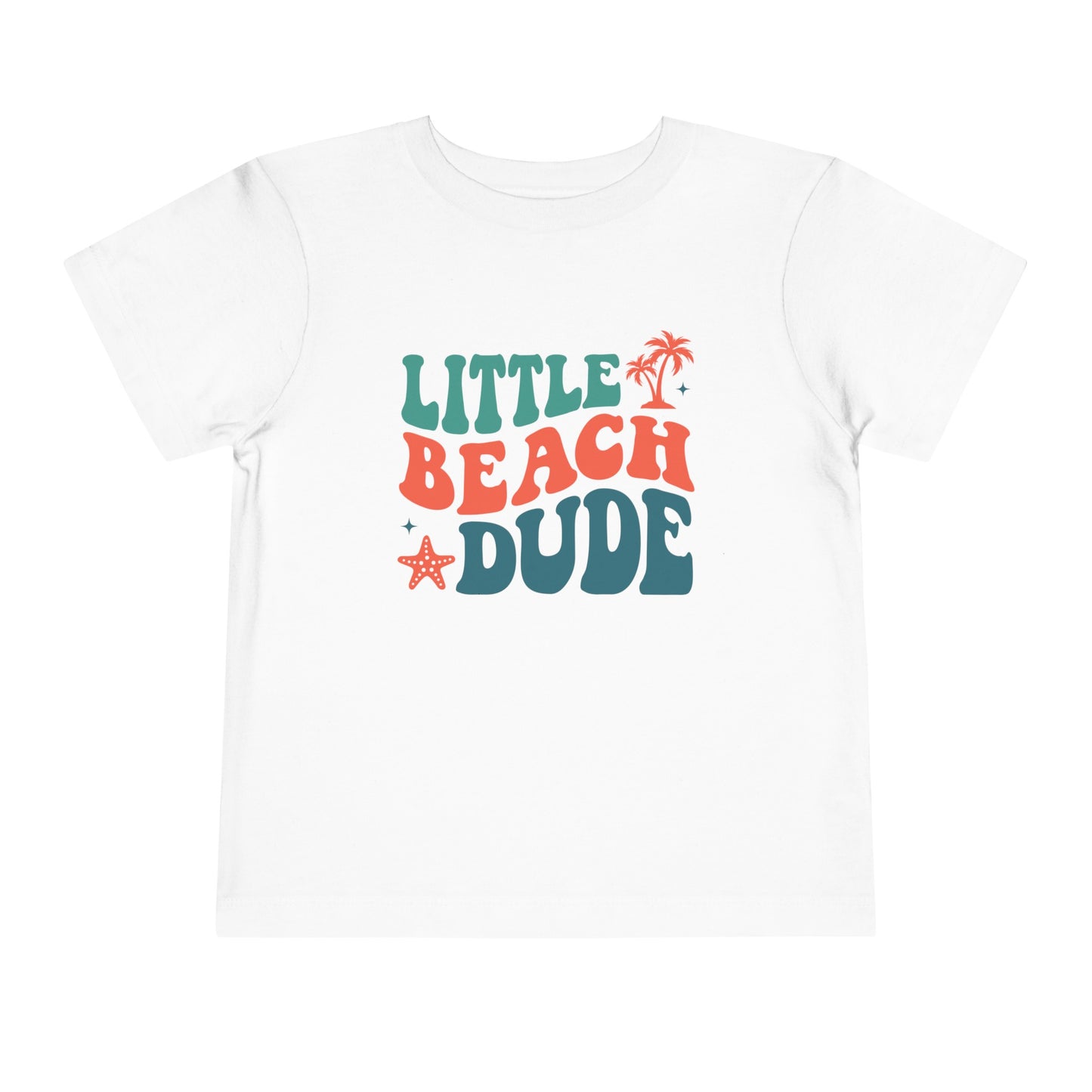 Little Beach Dude Toddler Short Sleeve Tee
