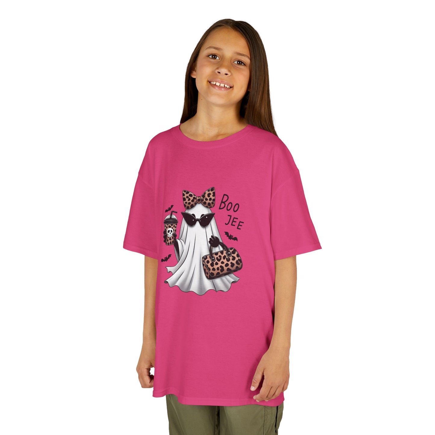 Kids Halloween Ghost Tee, Cute Kids T-Shirt, Boo JEE Halloween Shirt, Halloween Costume T-Shirt, Halloween Party Apparel