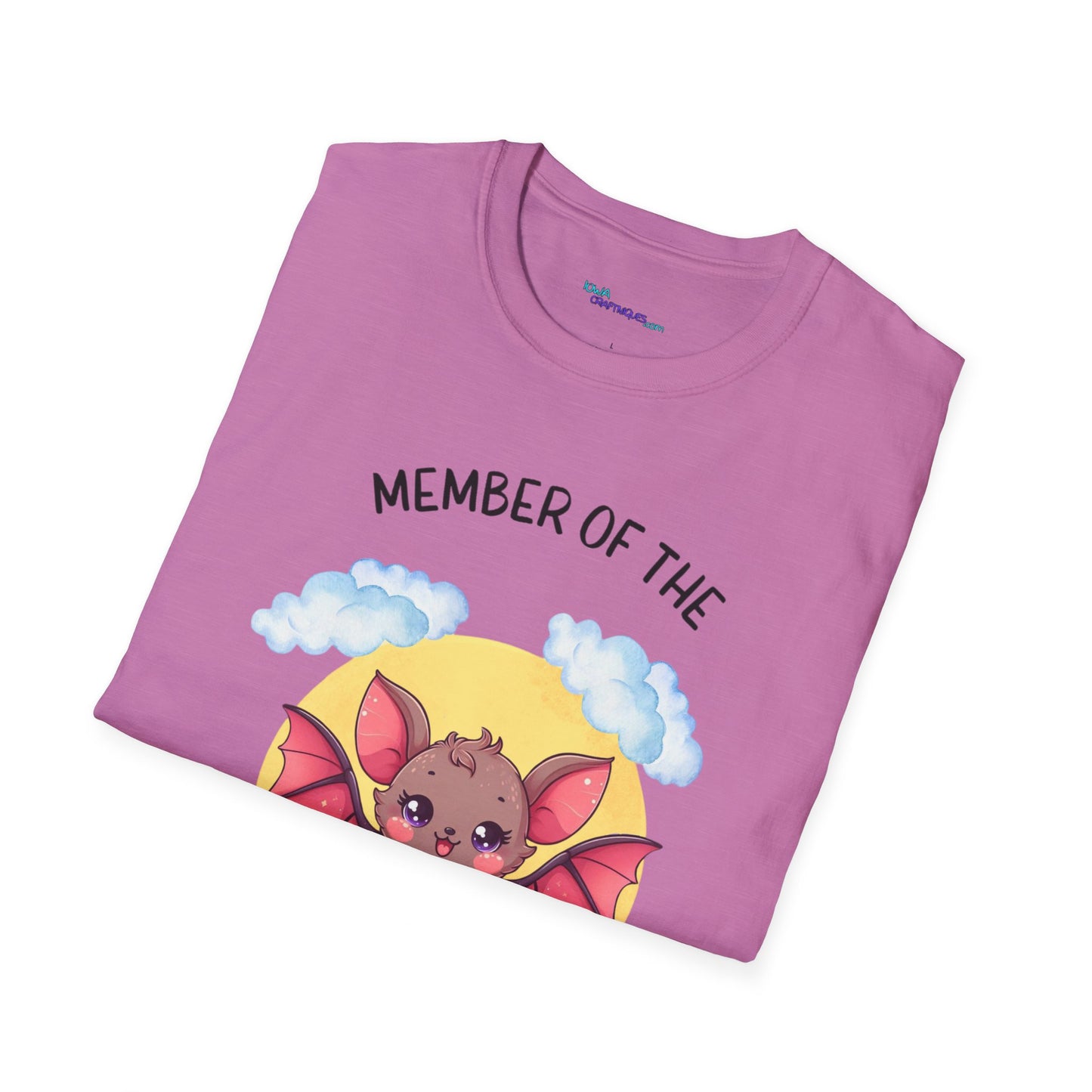 Member of Bat Sh** Crazy Club Unisex Softstyle T-Shirt