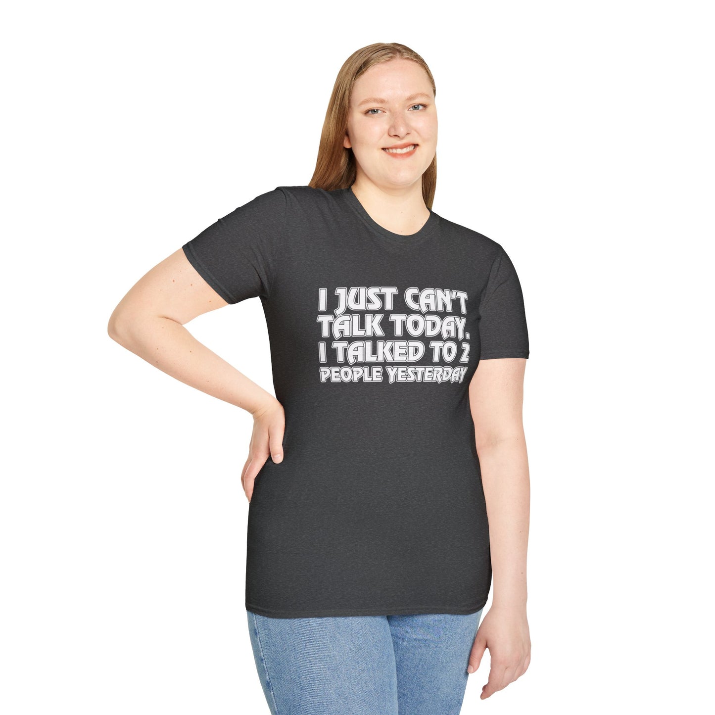 Can't Talk Unisex Softstyle T-Shirt