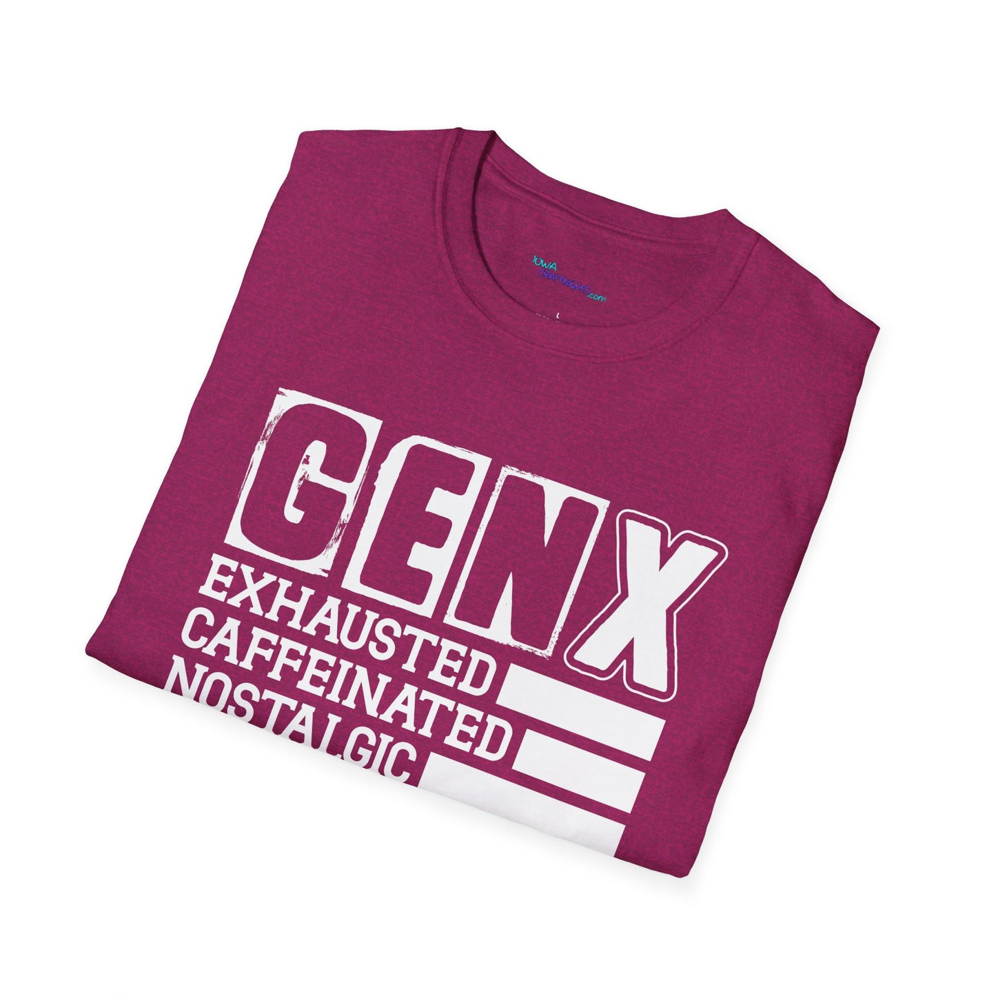 GEN X Exhausted Unisex Softstyle T-Shirt