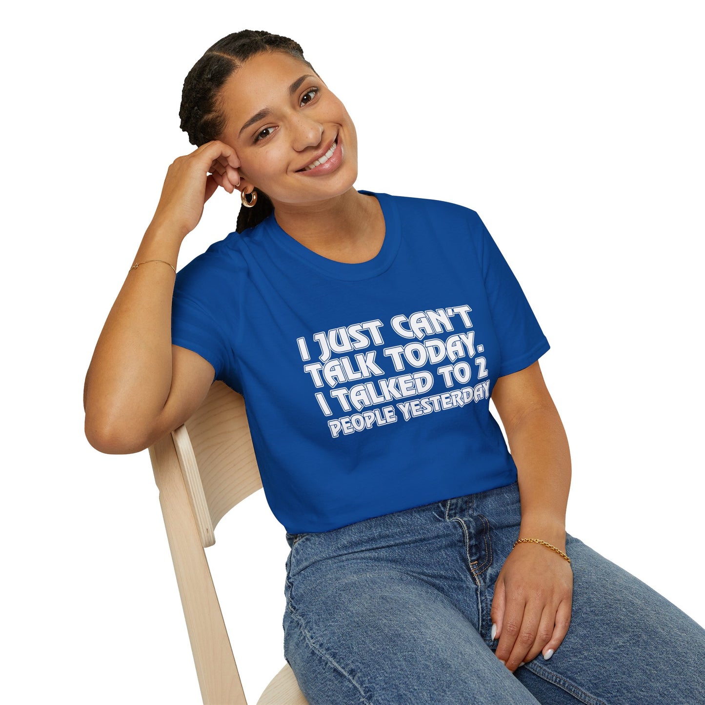 Can't Talk Unisex Softstyle T-Shirt