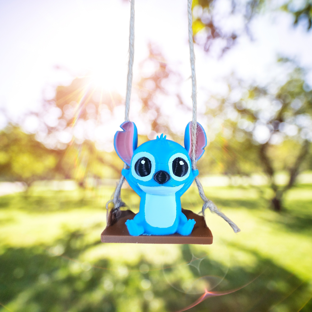 3D Printed Characters on Swings
