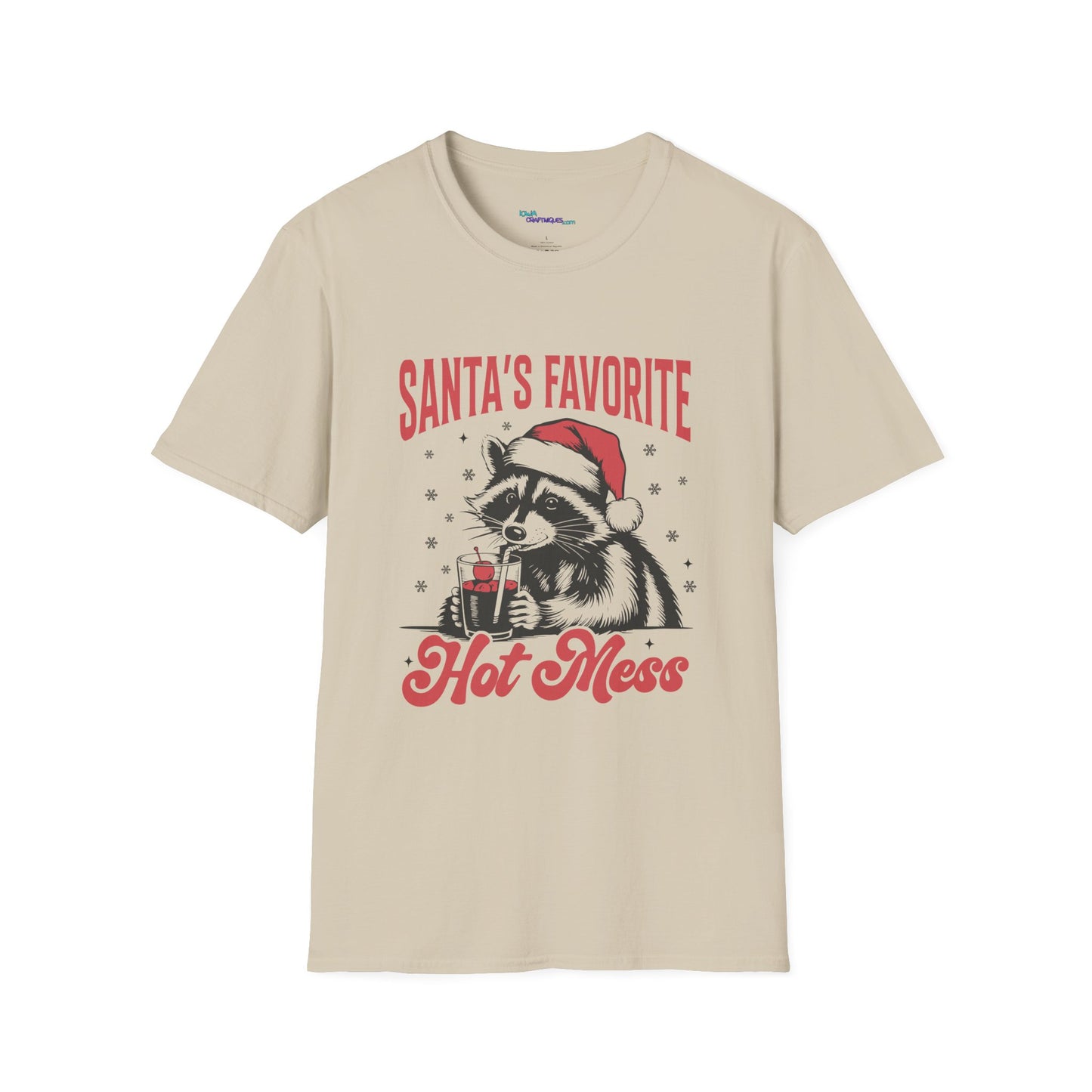Santa's Favorite Hot Mess Unisex Softstyle T-Shirt