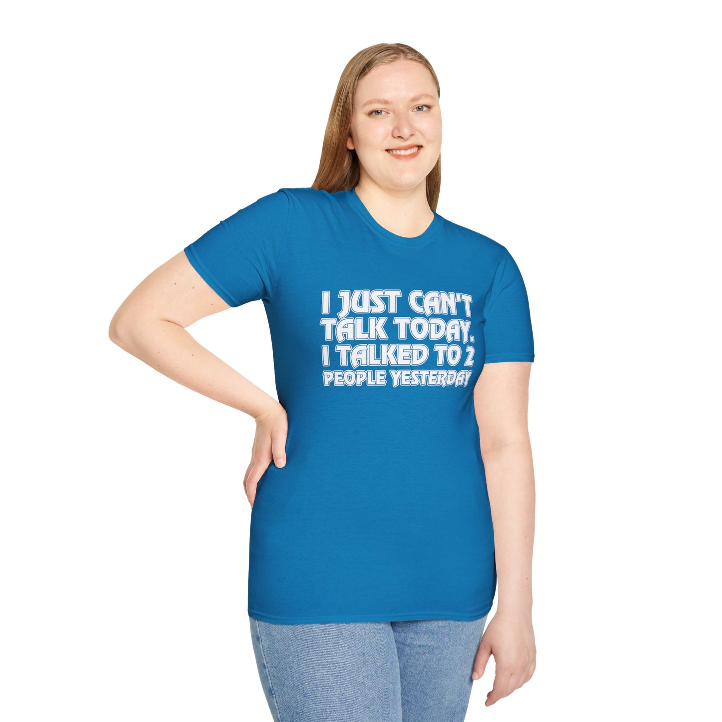 Can't Talk Unisex Softstyle T-Shirt