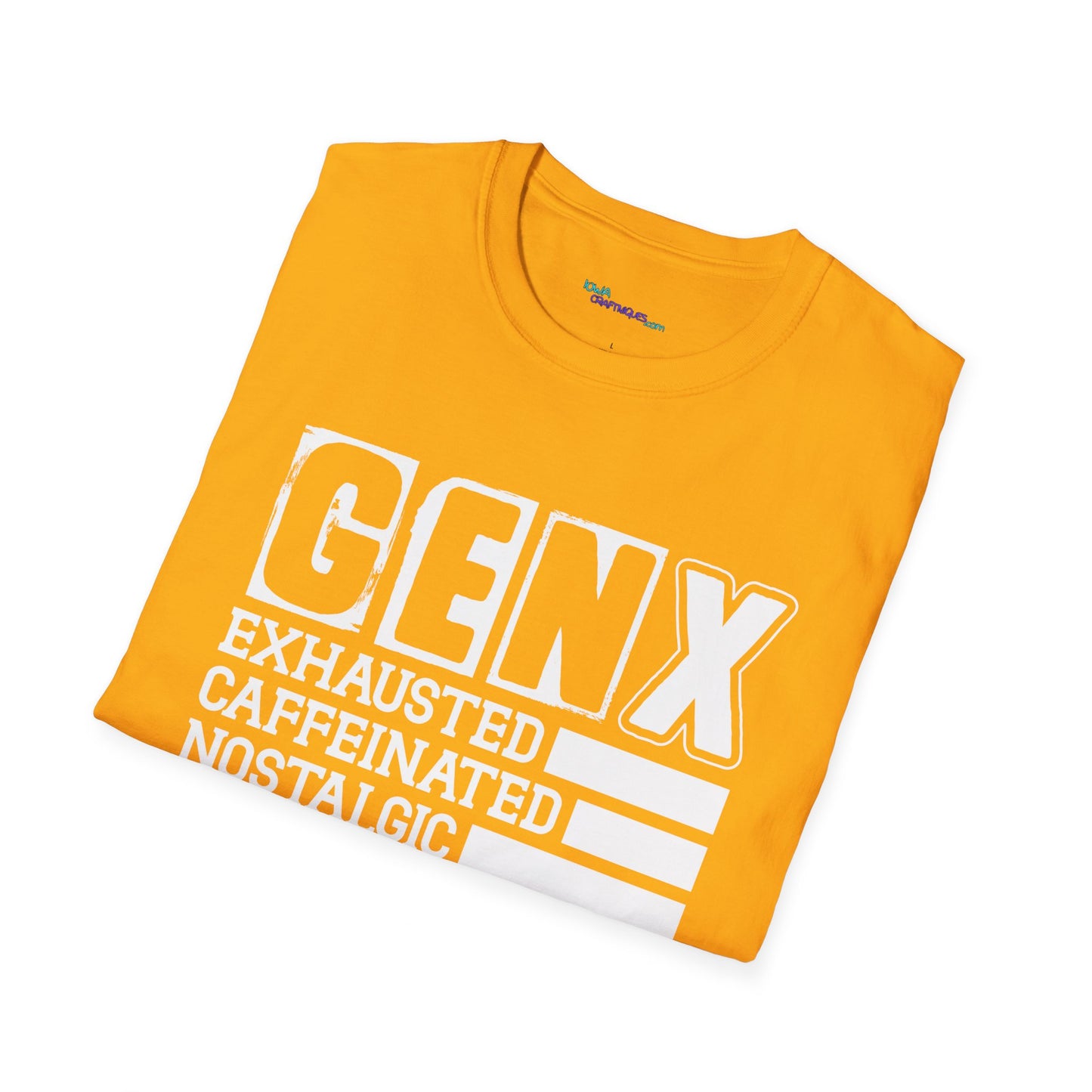 GEN X Exhausted Unisex Softstyle T-Shirt