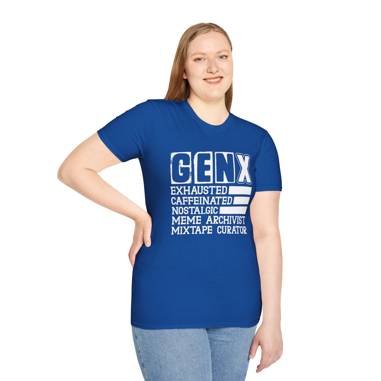 GEN X Exhausted Unisex Softstyle T-Shirt