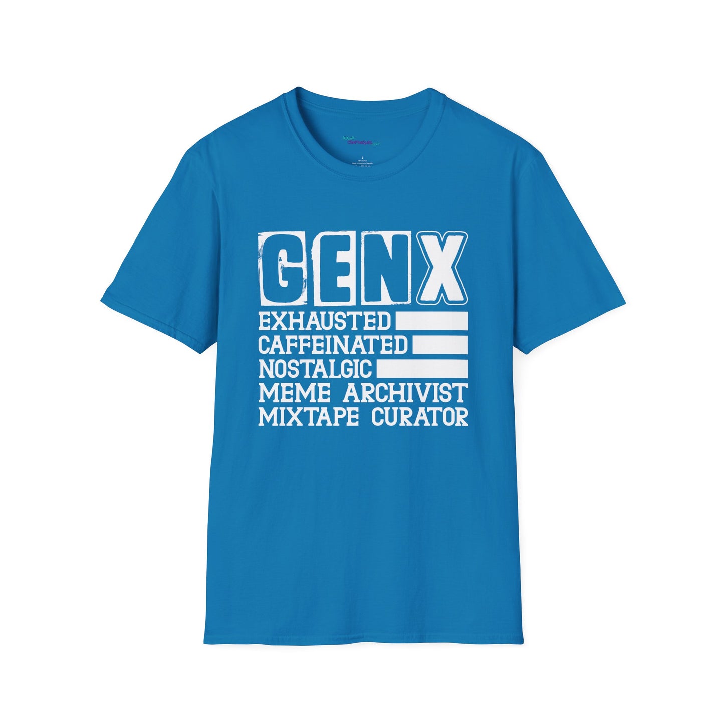 GEN X Exhausted Unisex Softstyle T-Shirt