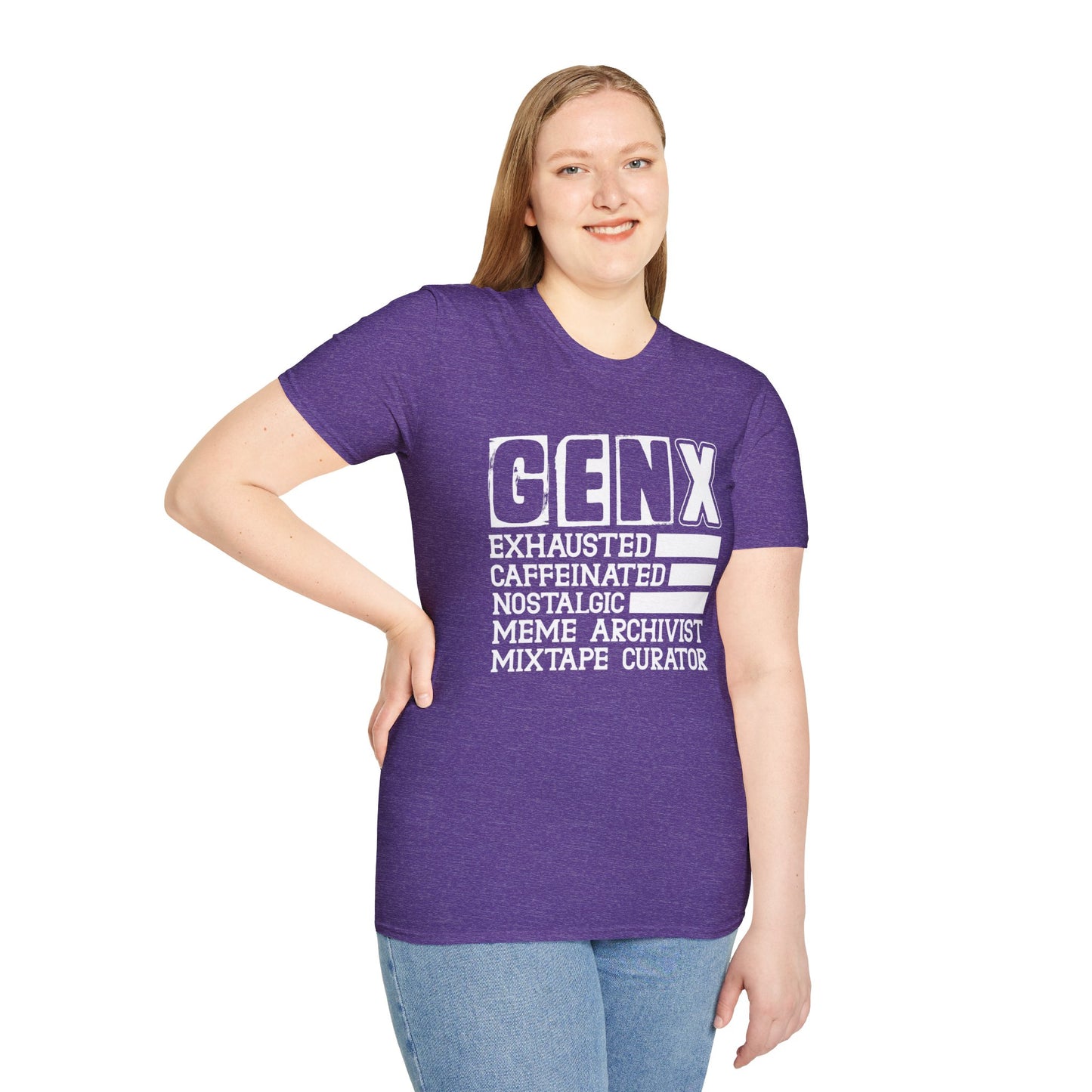 GEN X Exhausted Unisex Softstyle T-Shirt