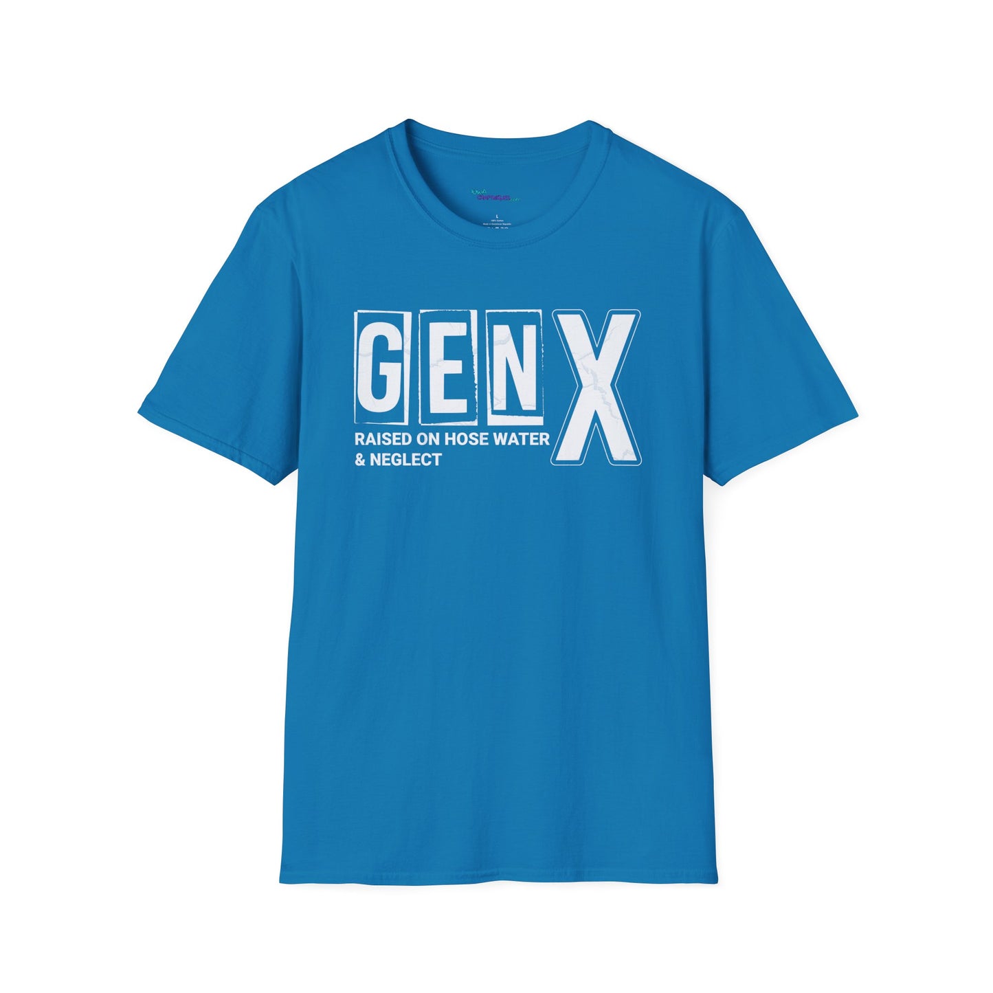 Gen X Raised On Unisex Softstyle T-Shirt