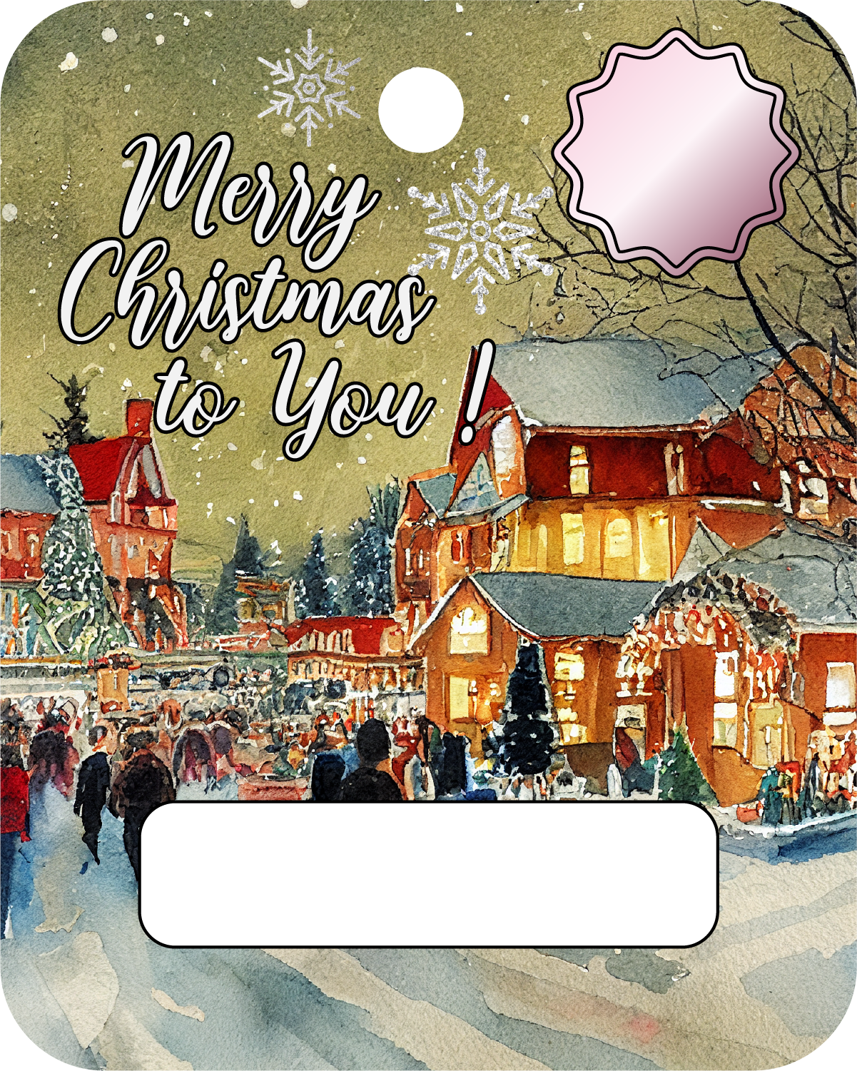 Christmas plastic pouch Money Holders