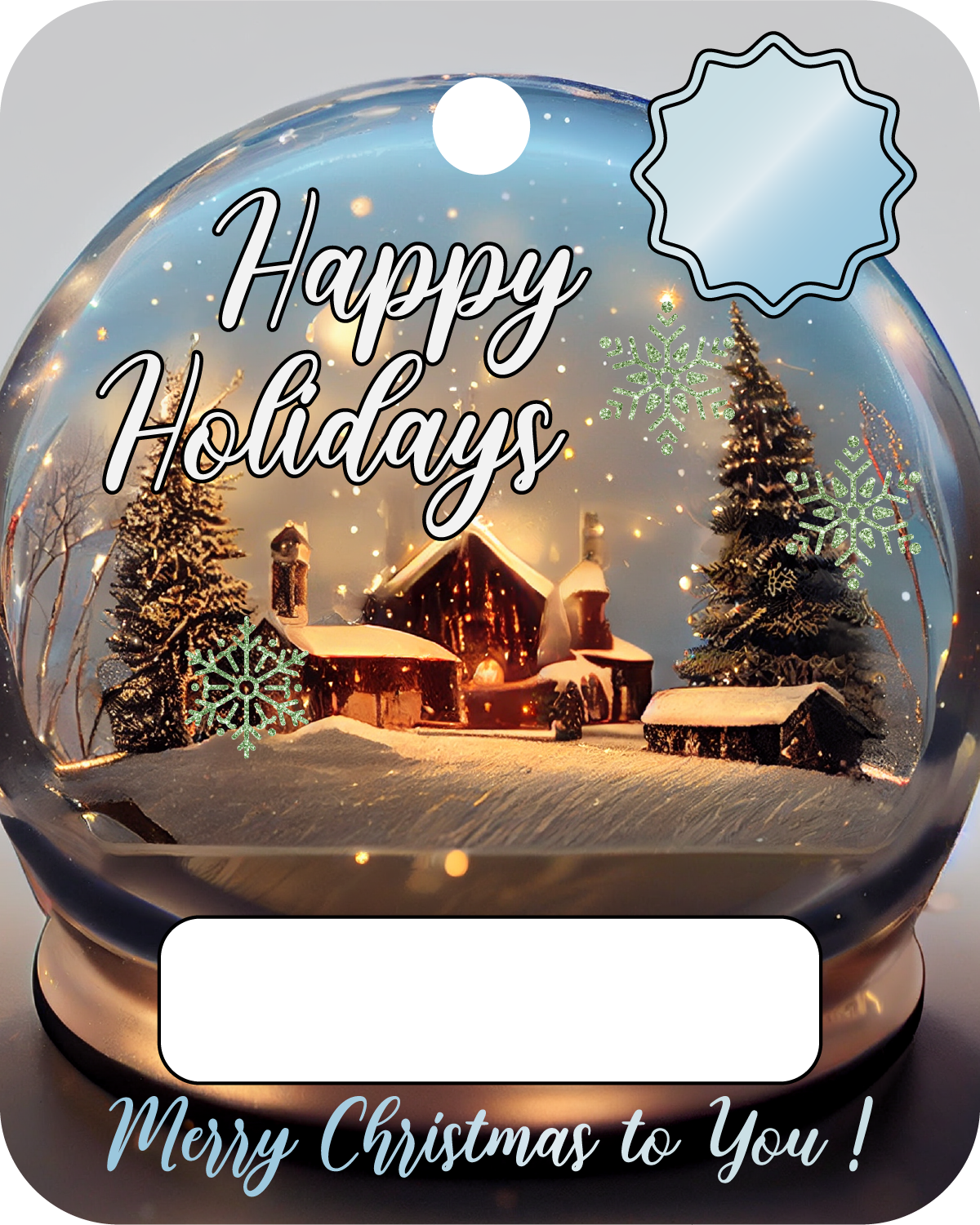 Christmas plastic pouch Money Holders