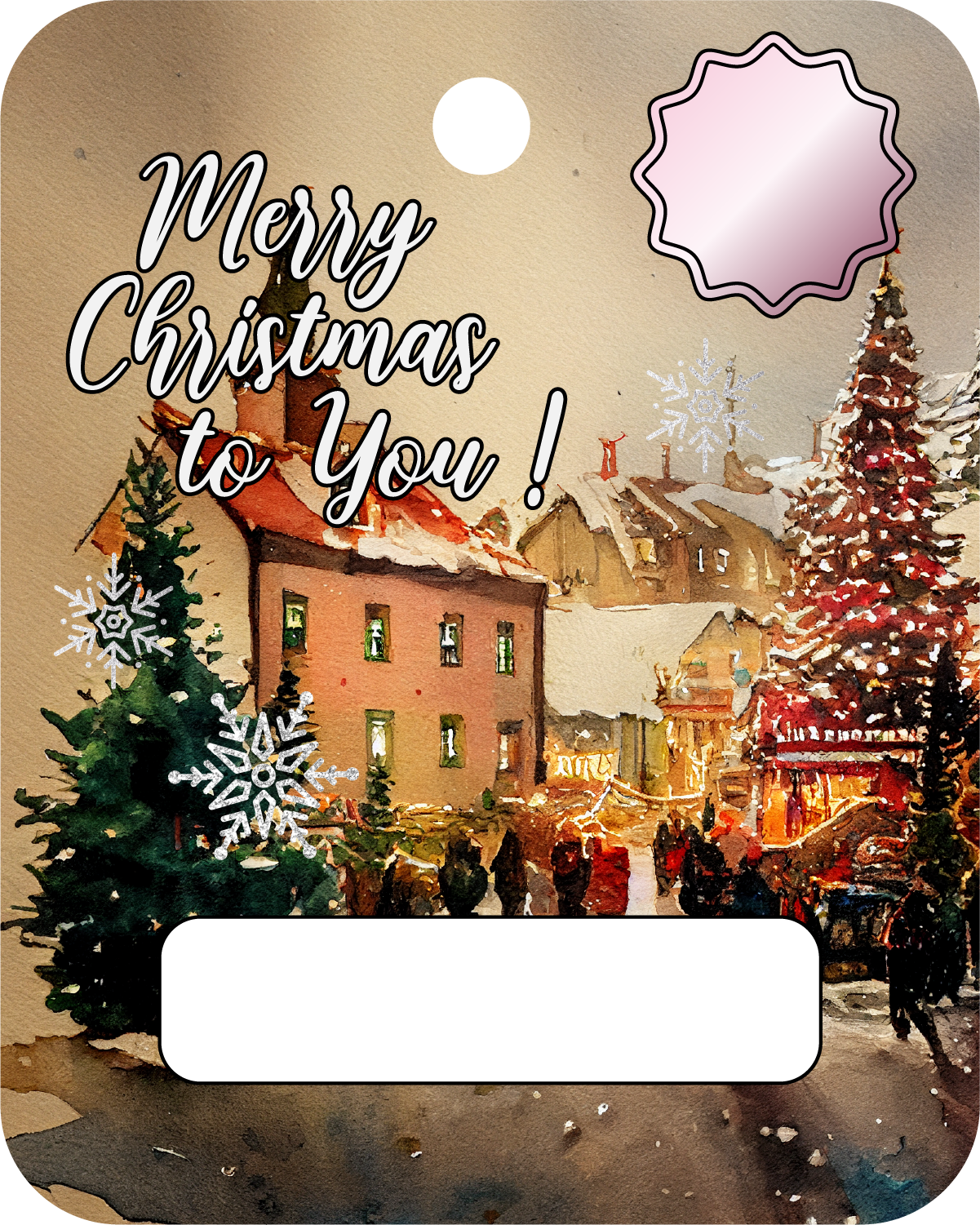 Christmas plastic pouch Money Holders