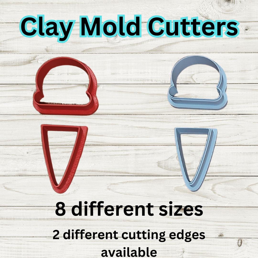 Split Ice Cream Clay Cutter