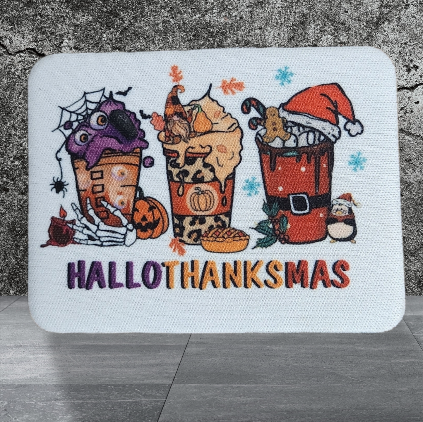 Happy Hallothanksmas 2 Magnets