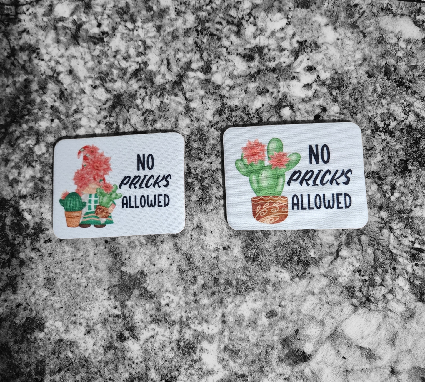 No Pricks Allowed Magnets