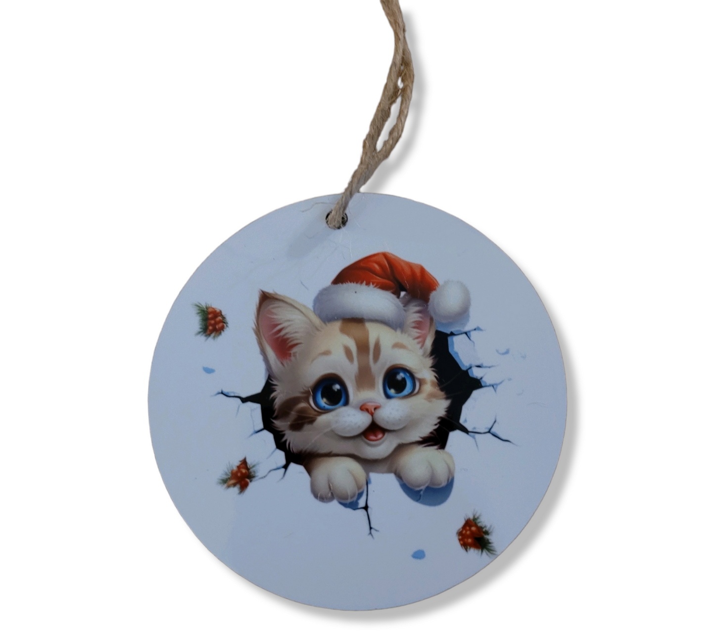 Kitten Christmas Ornaments