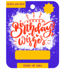 Happy Birthday Money Holders set 1