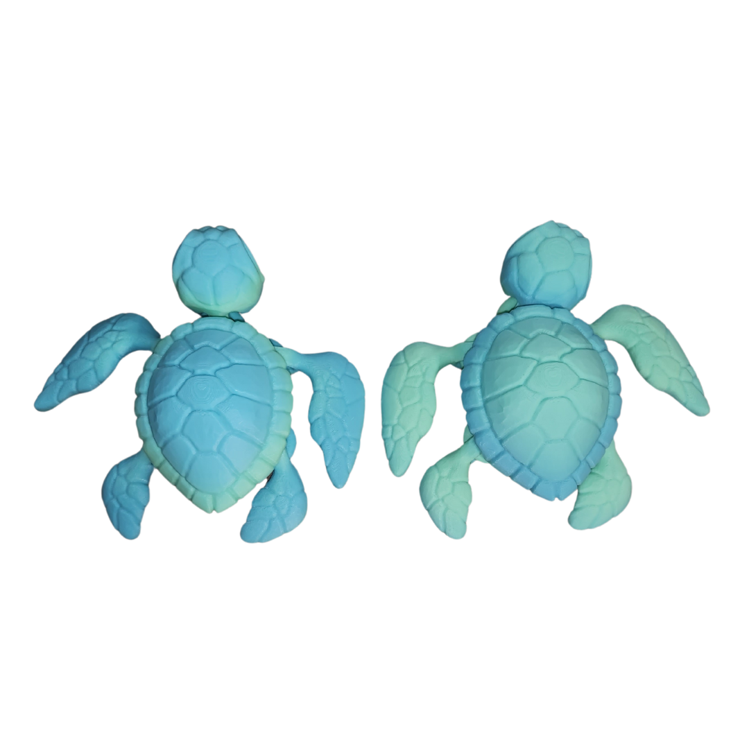 3D Print Sea Turtle Blue/Green