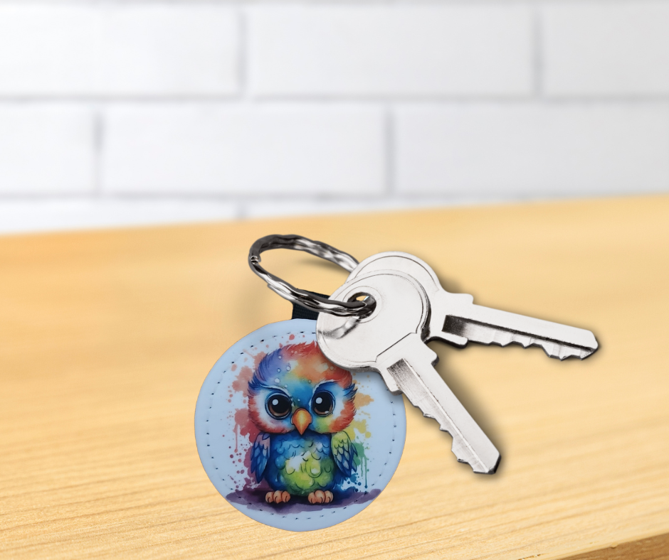 PU Leather Keychains set 1