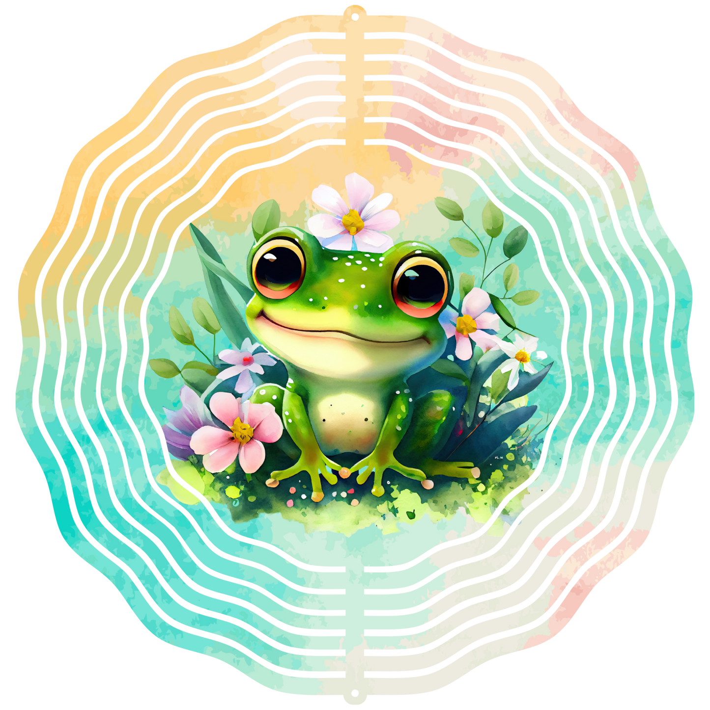 Frog Wind Spinner 3in